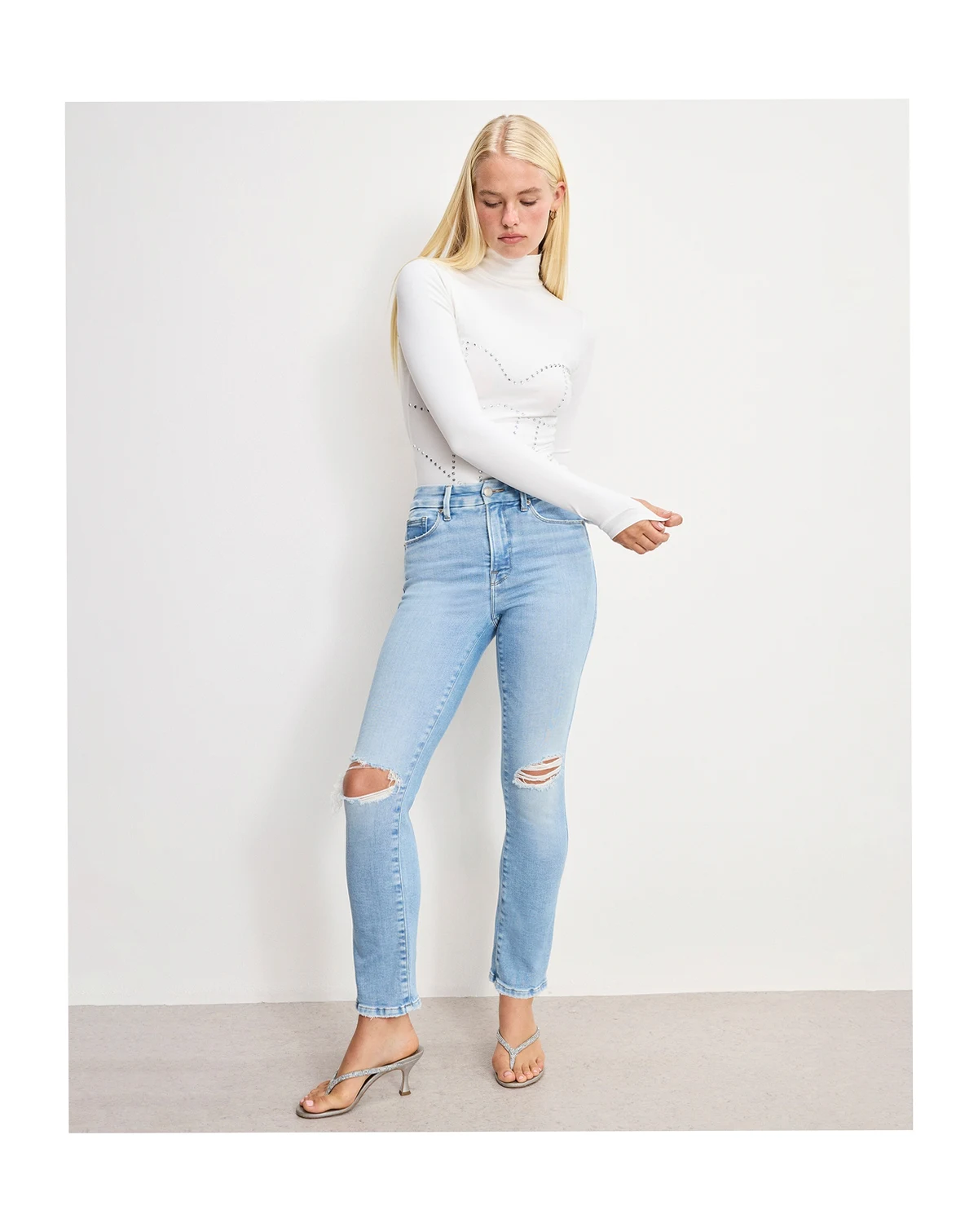 Women's Dolly Joleans Mid Rise Super Stretch Jeans, Regular & Plus Size