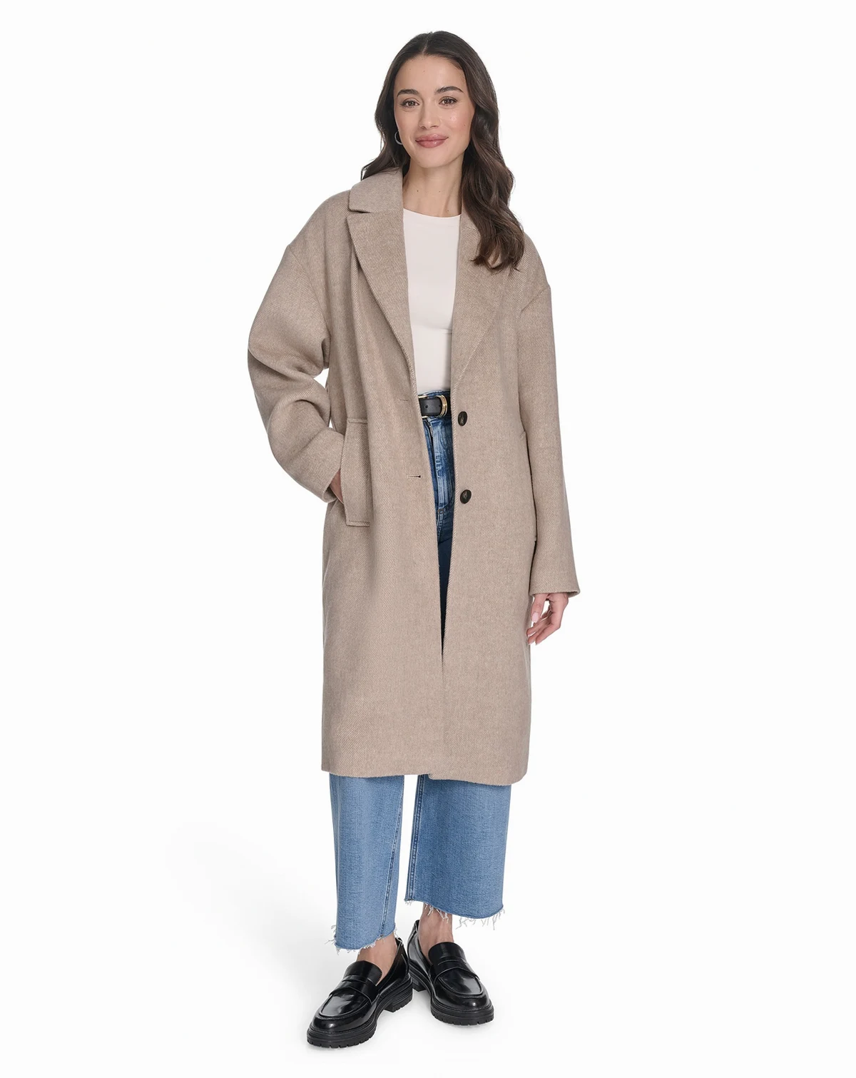 Women's Regular Single Breasted Top Coat