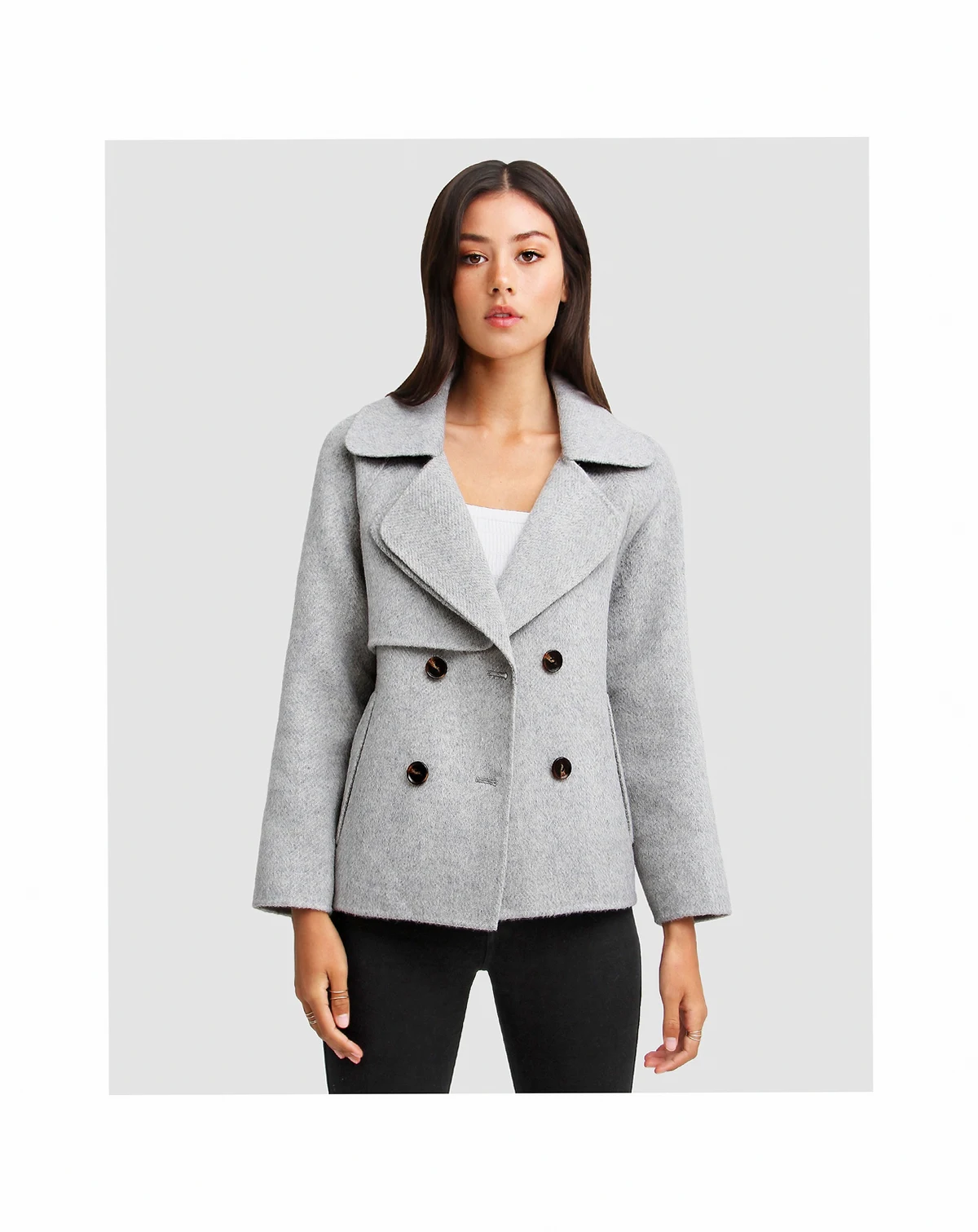 Women's I'm Yours Wool Blend Peacoat