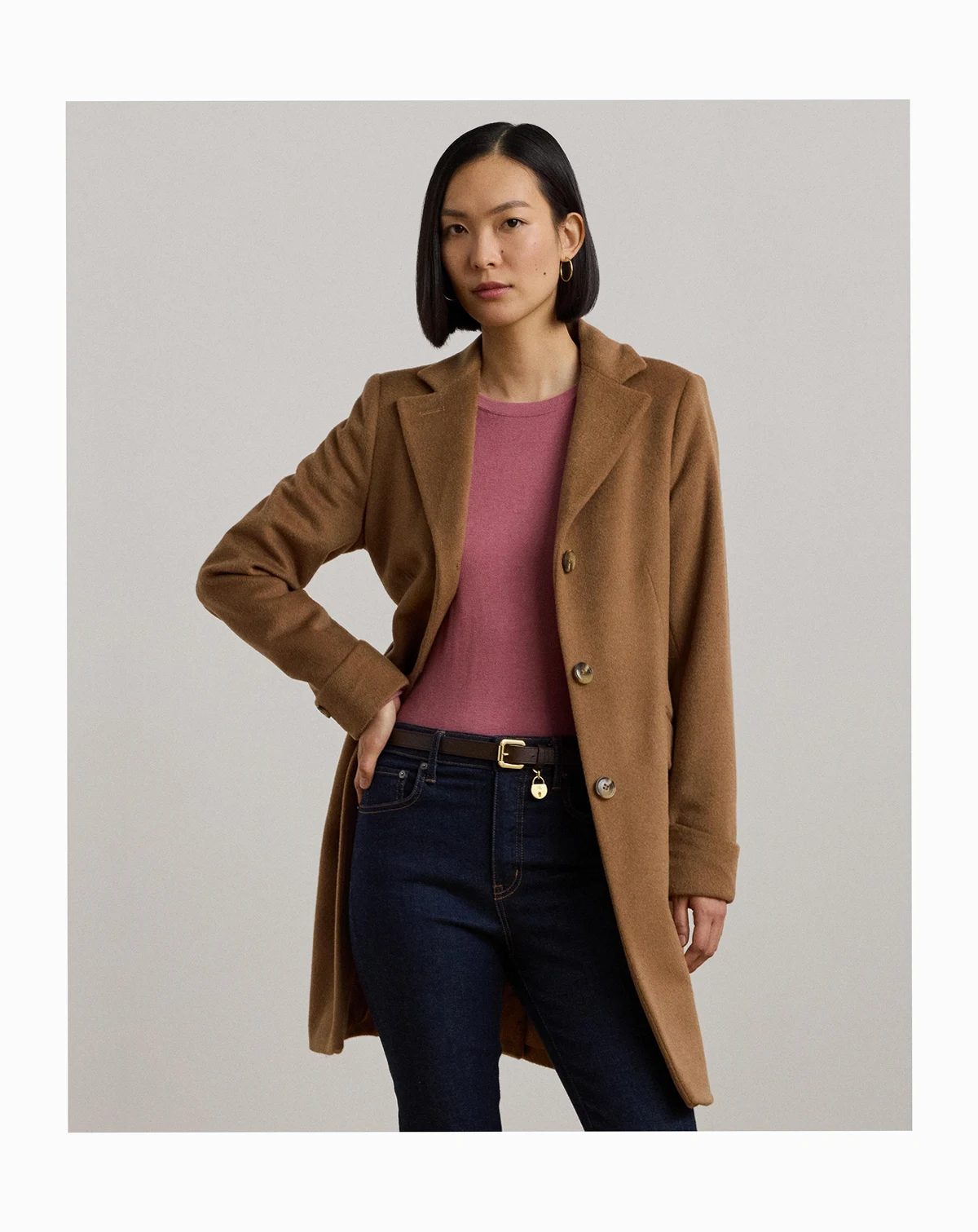 Women's Single-Breasted Walker Coat