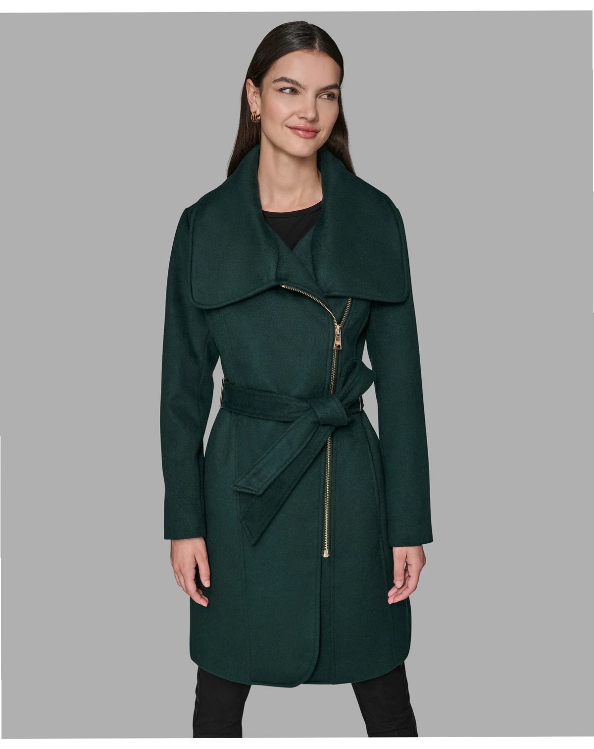 Women's Asymmetrical Wrap Coat