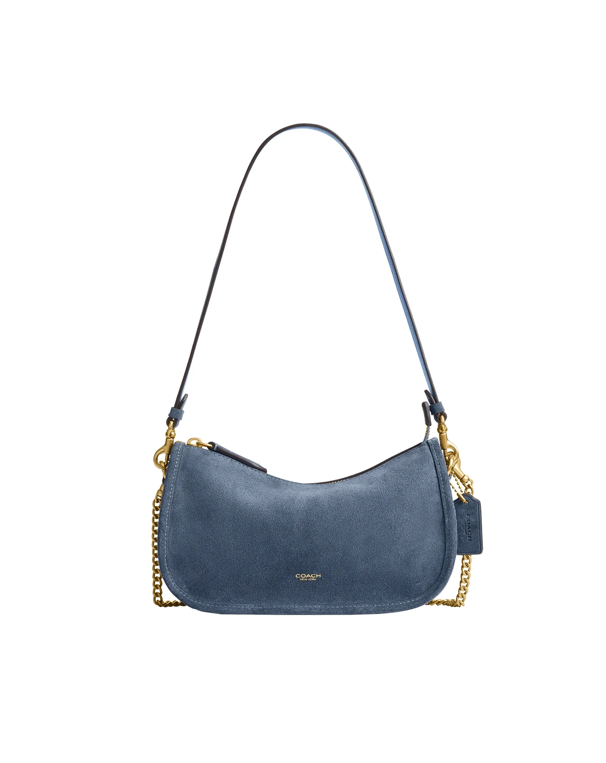 Waverly Small Suede Shoulder Bag