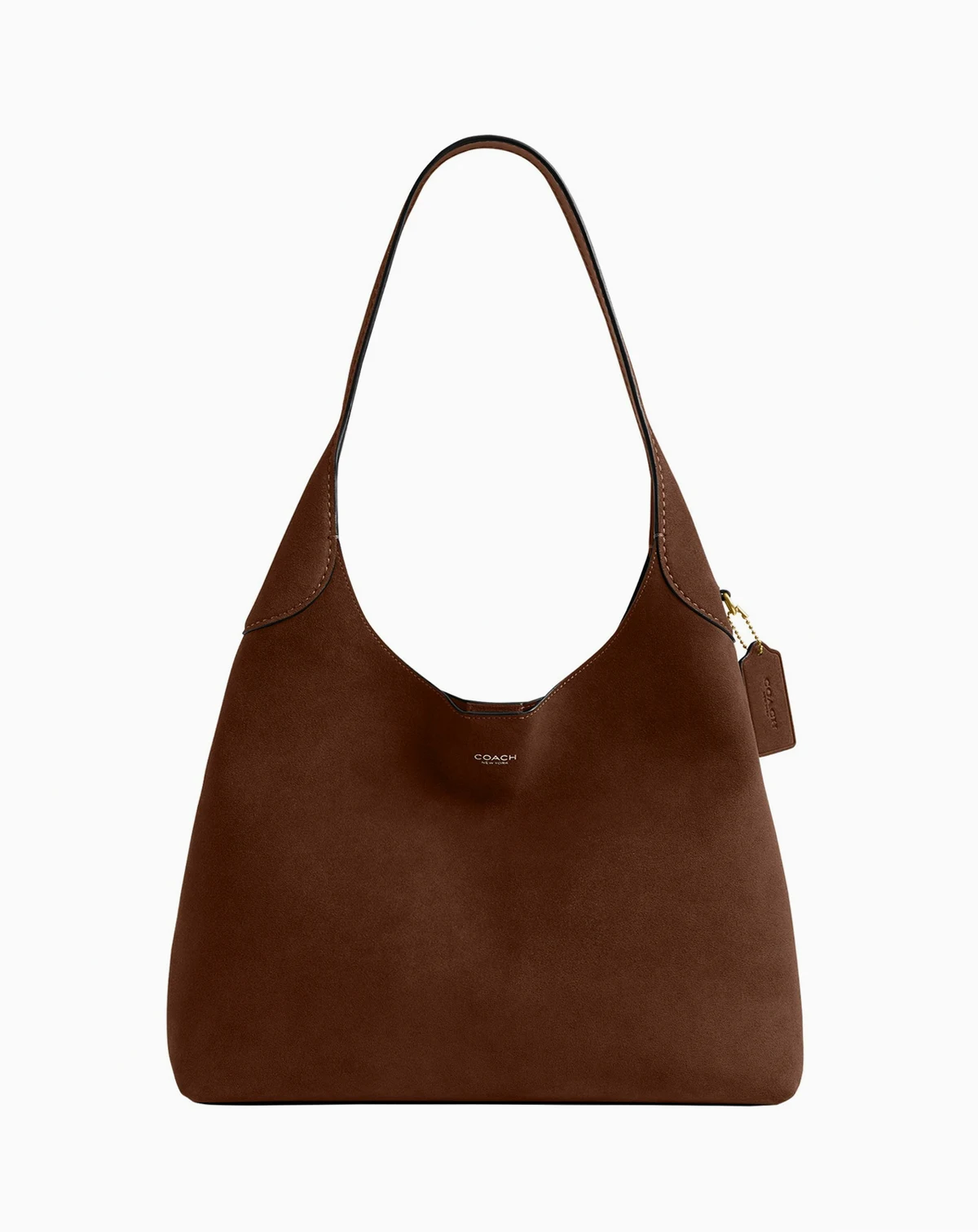Brooklyn Large Suede Shoulder Bag 34