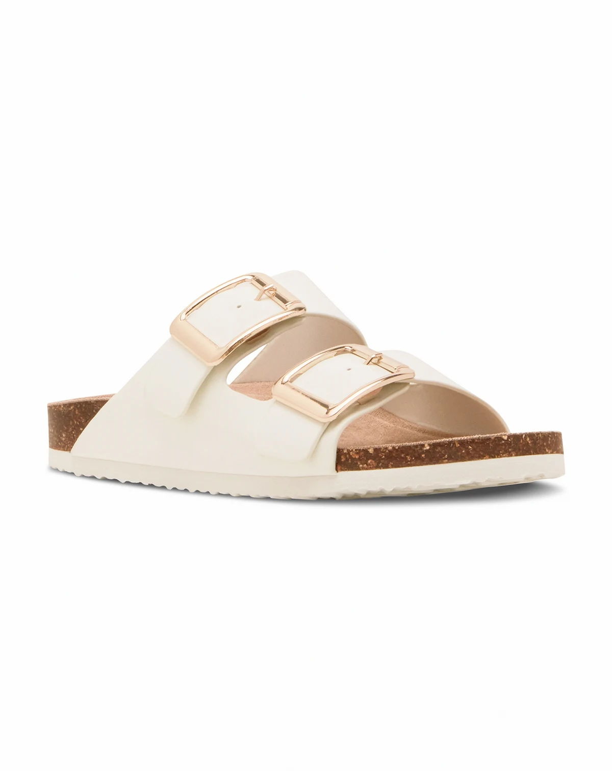 Bodie Buckle Footbed Slide Sandals