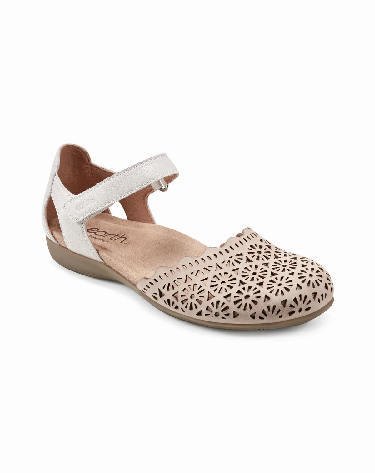 Women's Bronnie Perforated Two-Piece Flat Sandals