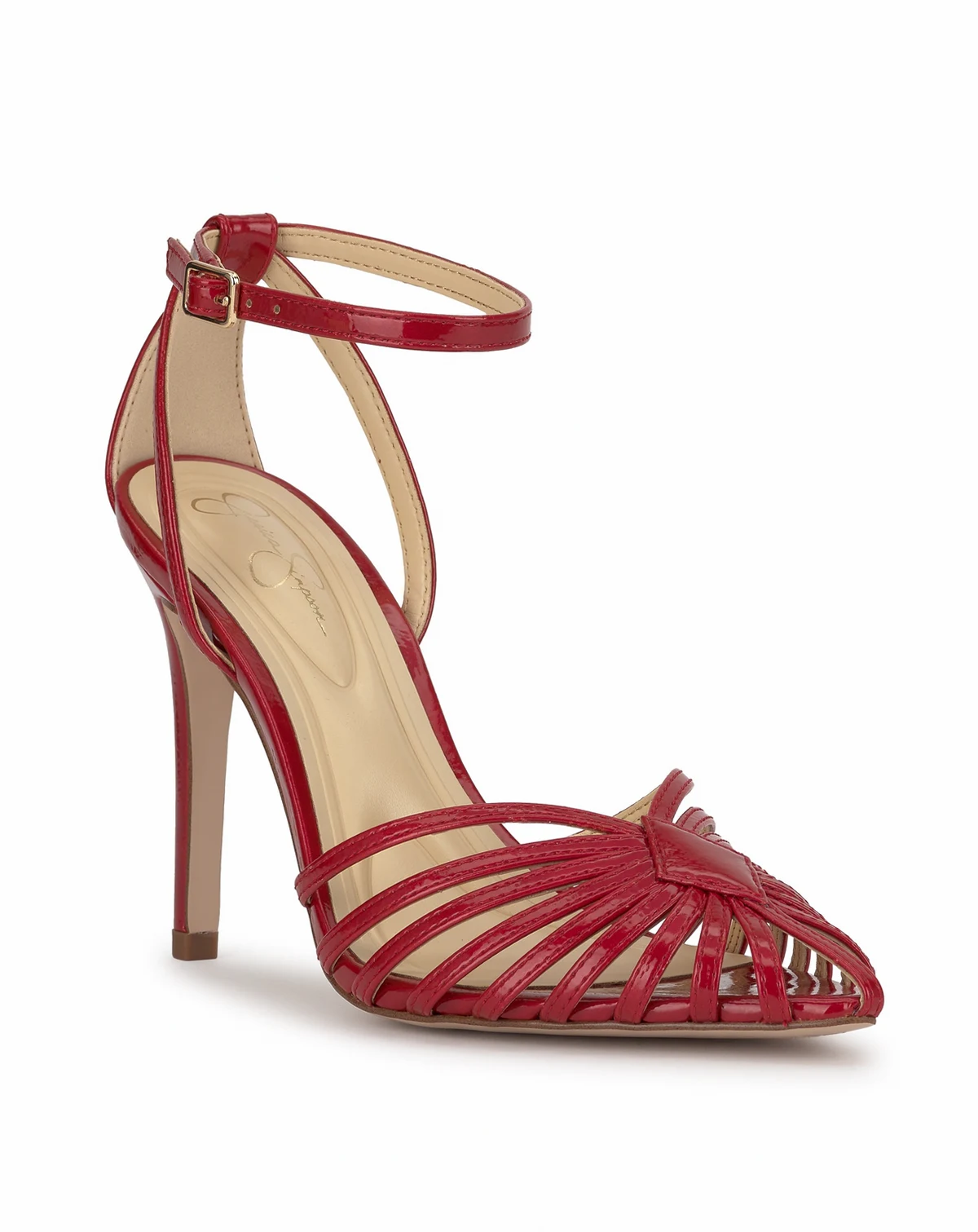 Women's Paveri Huarache Strappy Stiletto Pumps