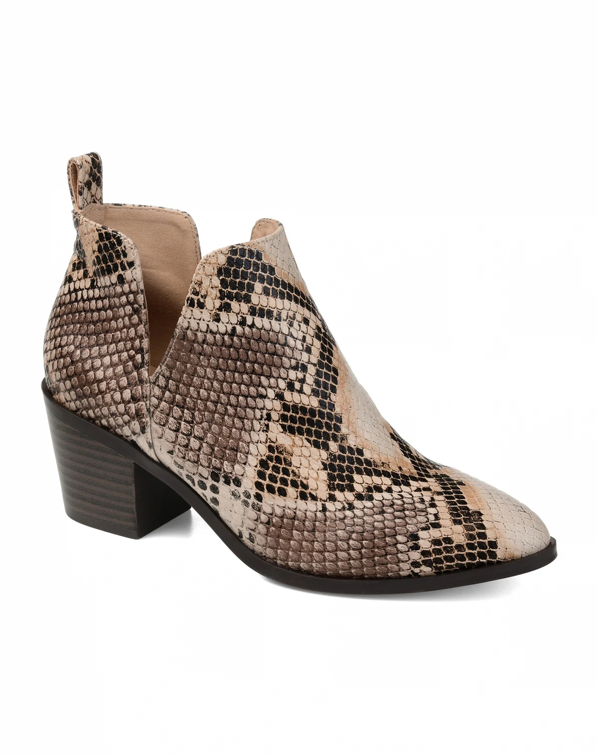 Women's Lola Cut Out Stacked Heel Dress Booties