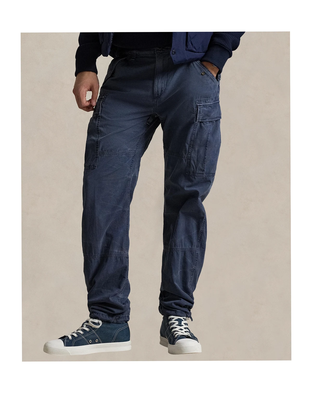 Men's Classic-Fit Canvas Cargo Pants