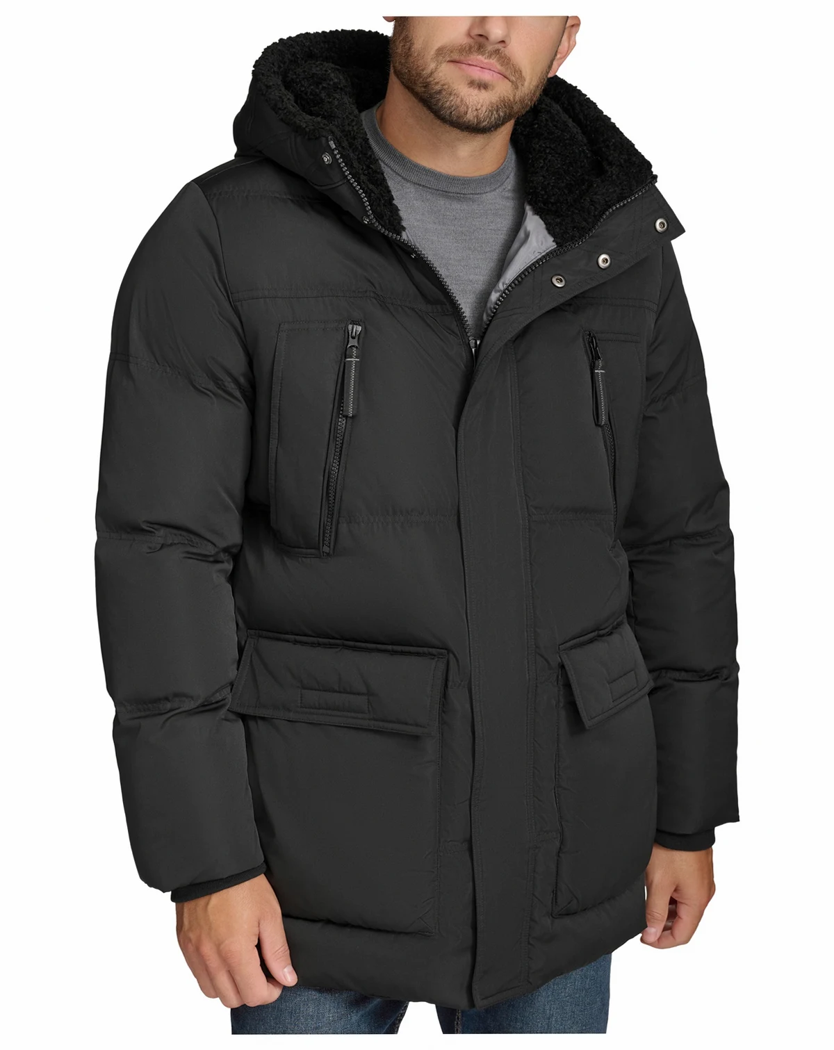 Men's Mackay Faux-Fur Parka Jacket