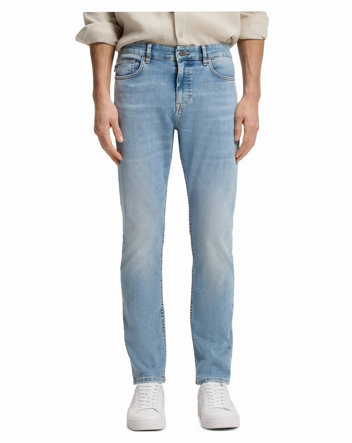 BOSS by Men's Soft-Motion Denim Delaware Slim-Fit Jeans