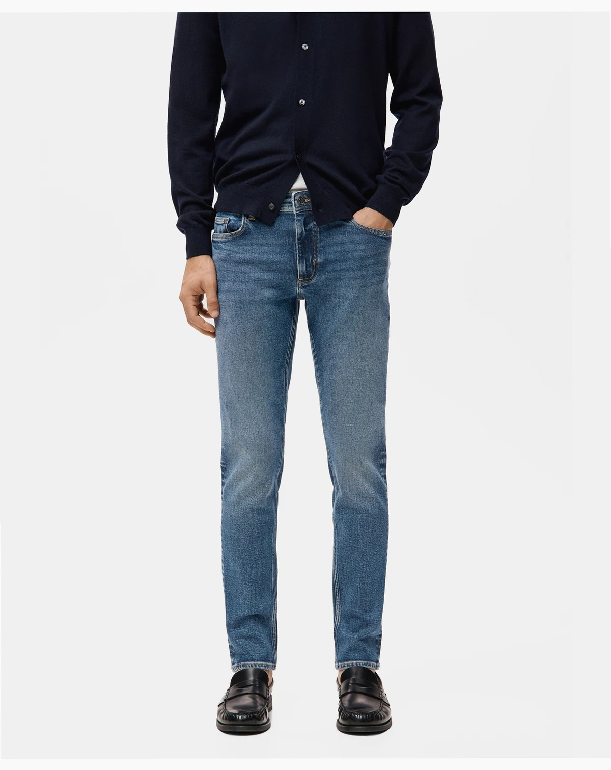 Men's Jan Slim-Fit Faded Medium-Wash Jeans