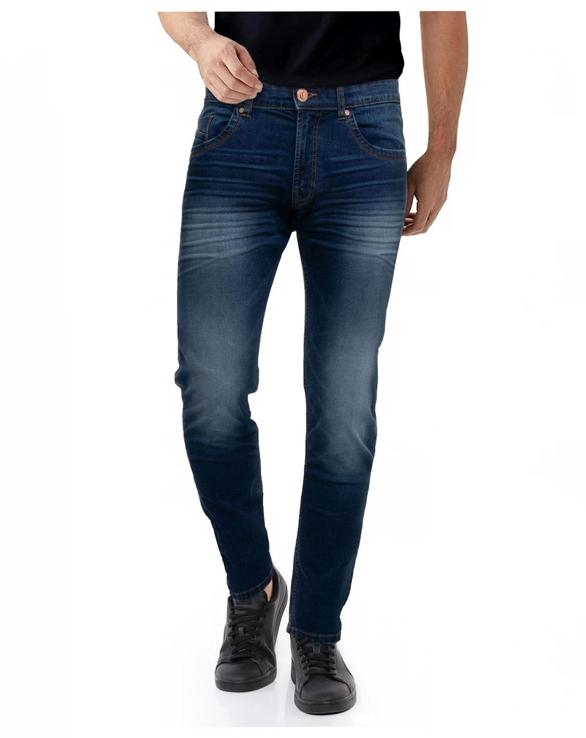 CULTURA Men's Cultura Slim Stretch Silicon Jeans