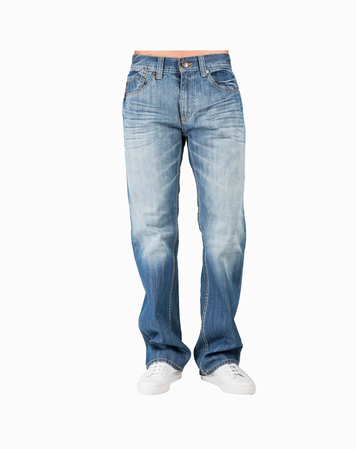 Men's Relaxed-Fit Boot cut Premium Denim Jeans