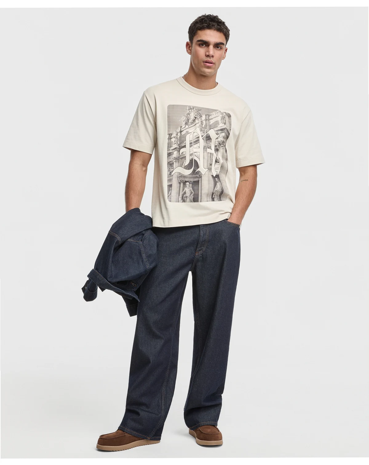 Men's Baggy-Fit Riverside Wash Jeans, Macy's Exclusive