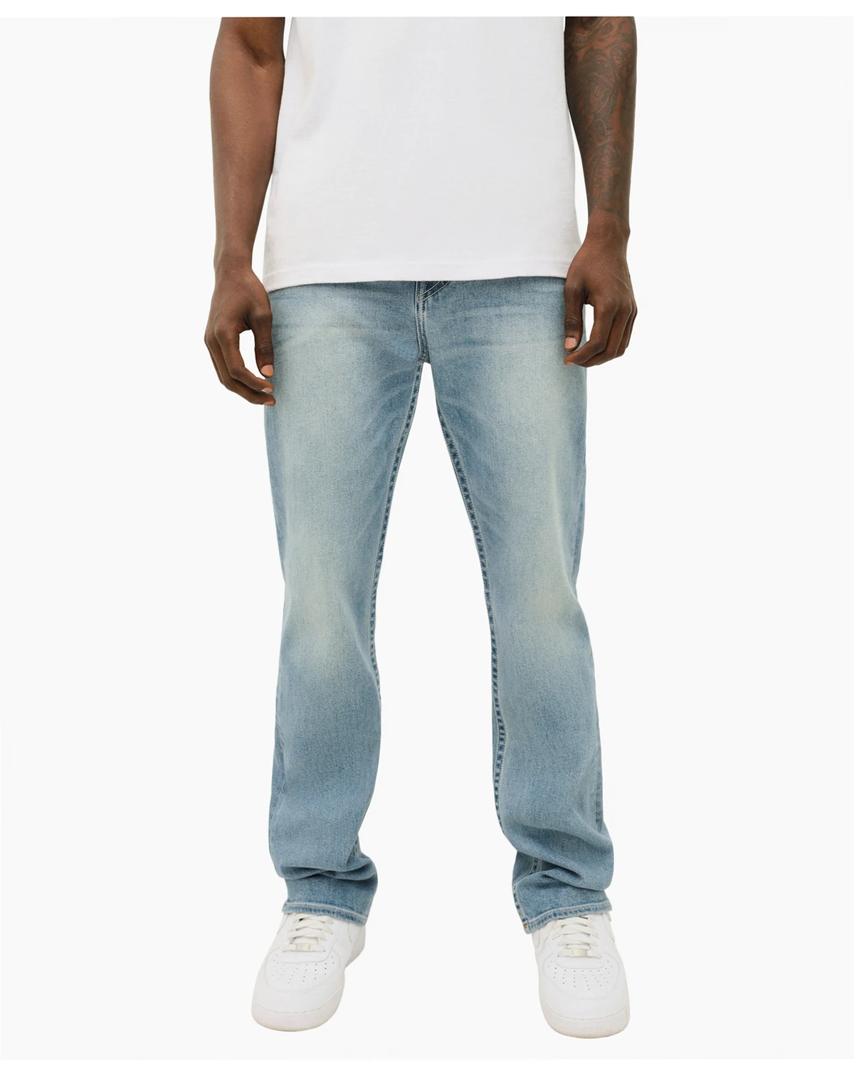 Men's Flap Back Pockets Ricky Straight Jeans