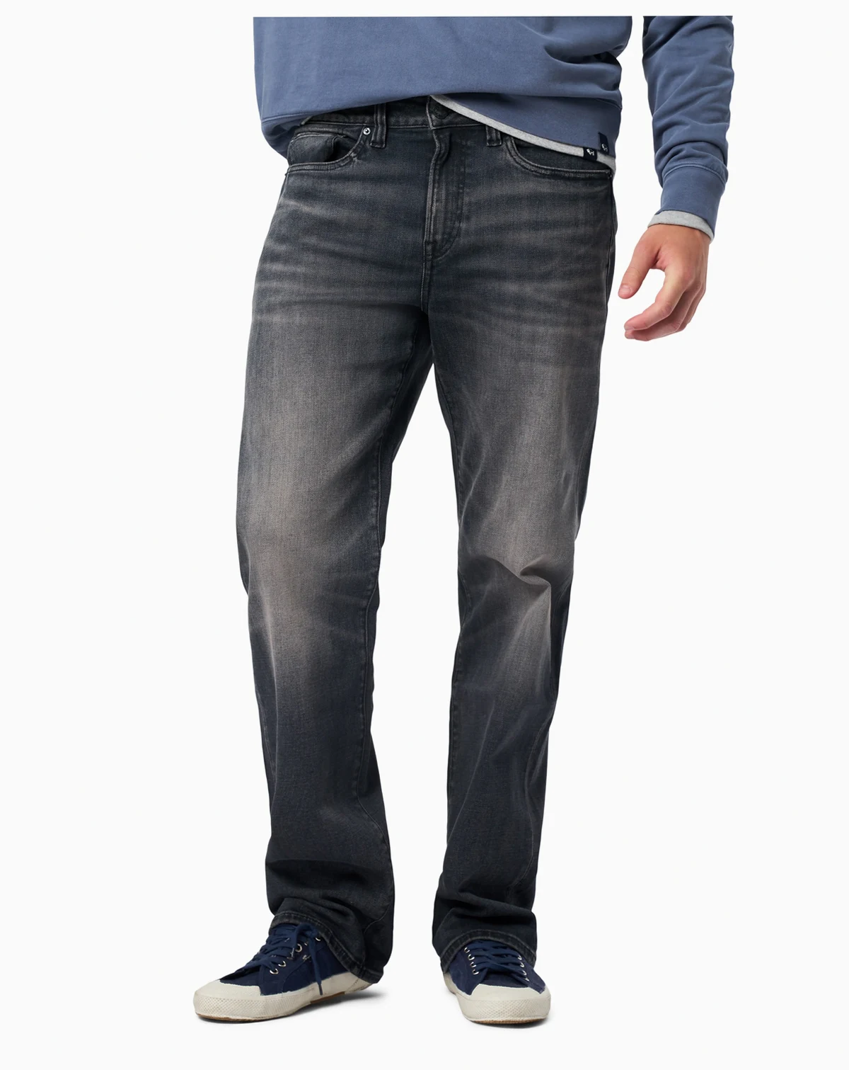 Men's Easy Fit Straight Ruffer Jeans