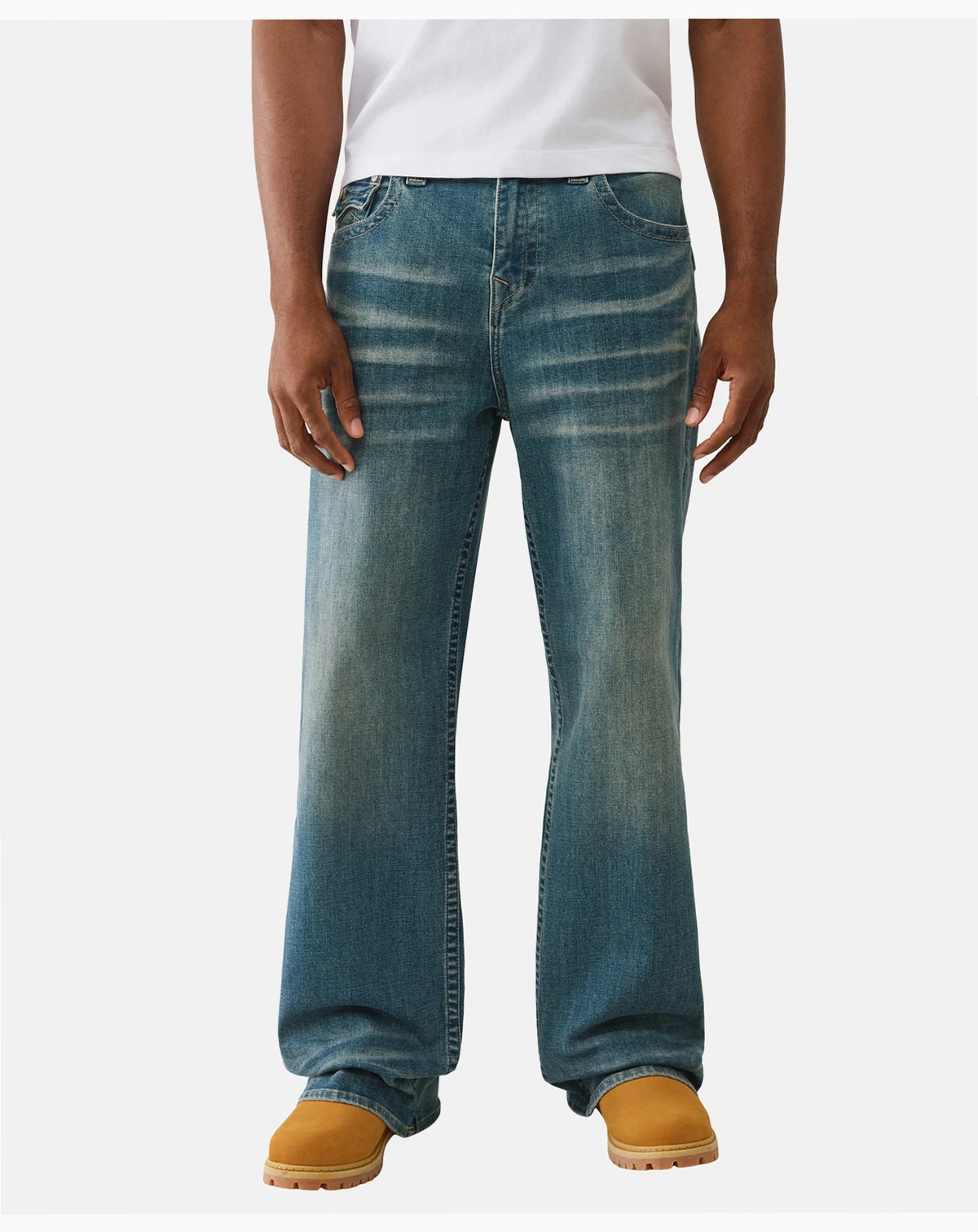 Men's Regular-Fit Denim Baggy Jeans