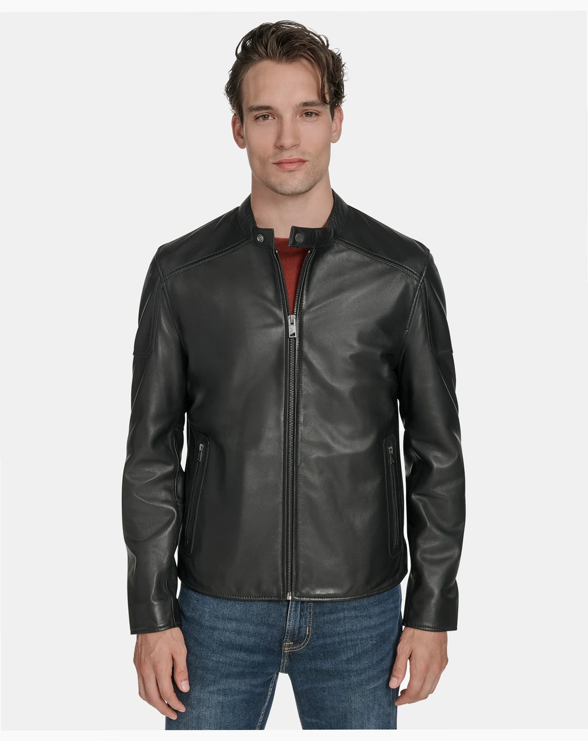 Men's Maitlin Leather Moto Jacket