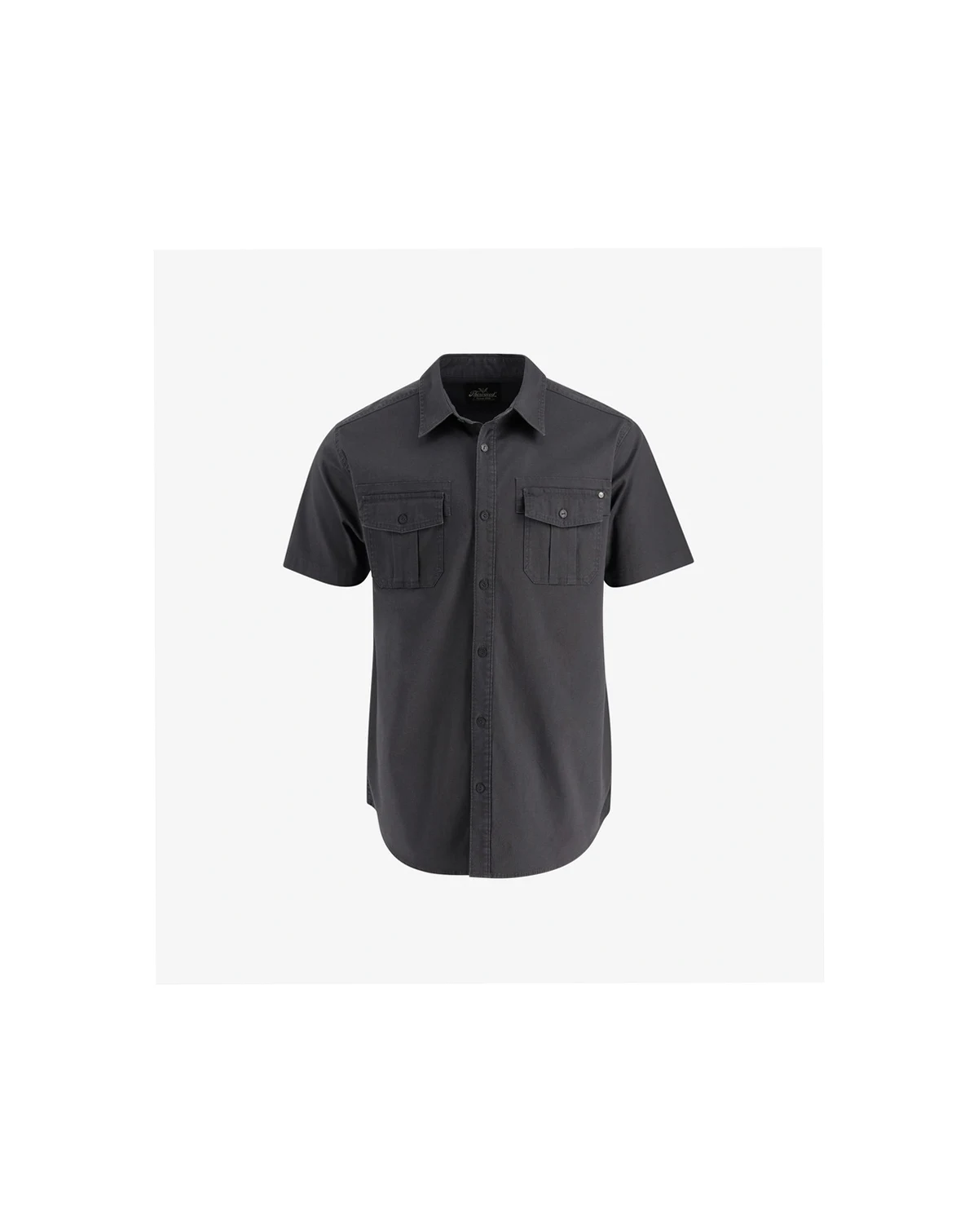Men's Short Sleeve Utility Button Up Shirt