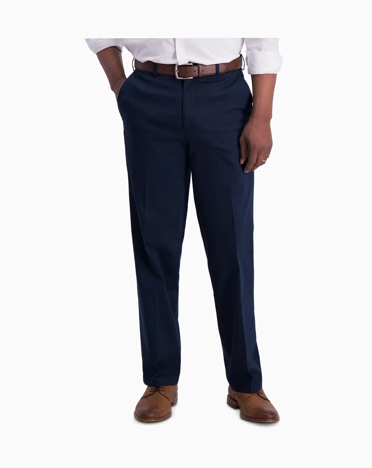 Men’s Iron Free Premium Khaki Classic-Fit Flat-Front Pant