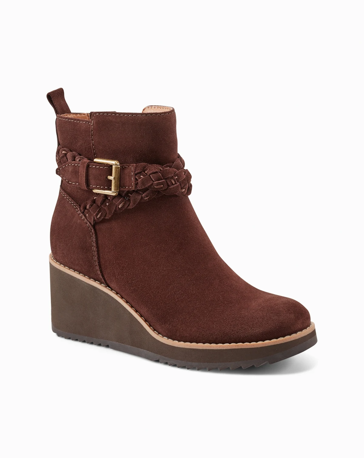Women's Chace Buckle Strap Wedge Booties