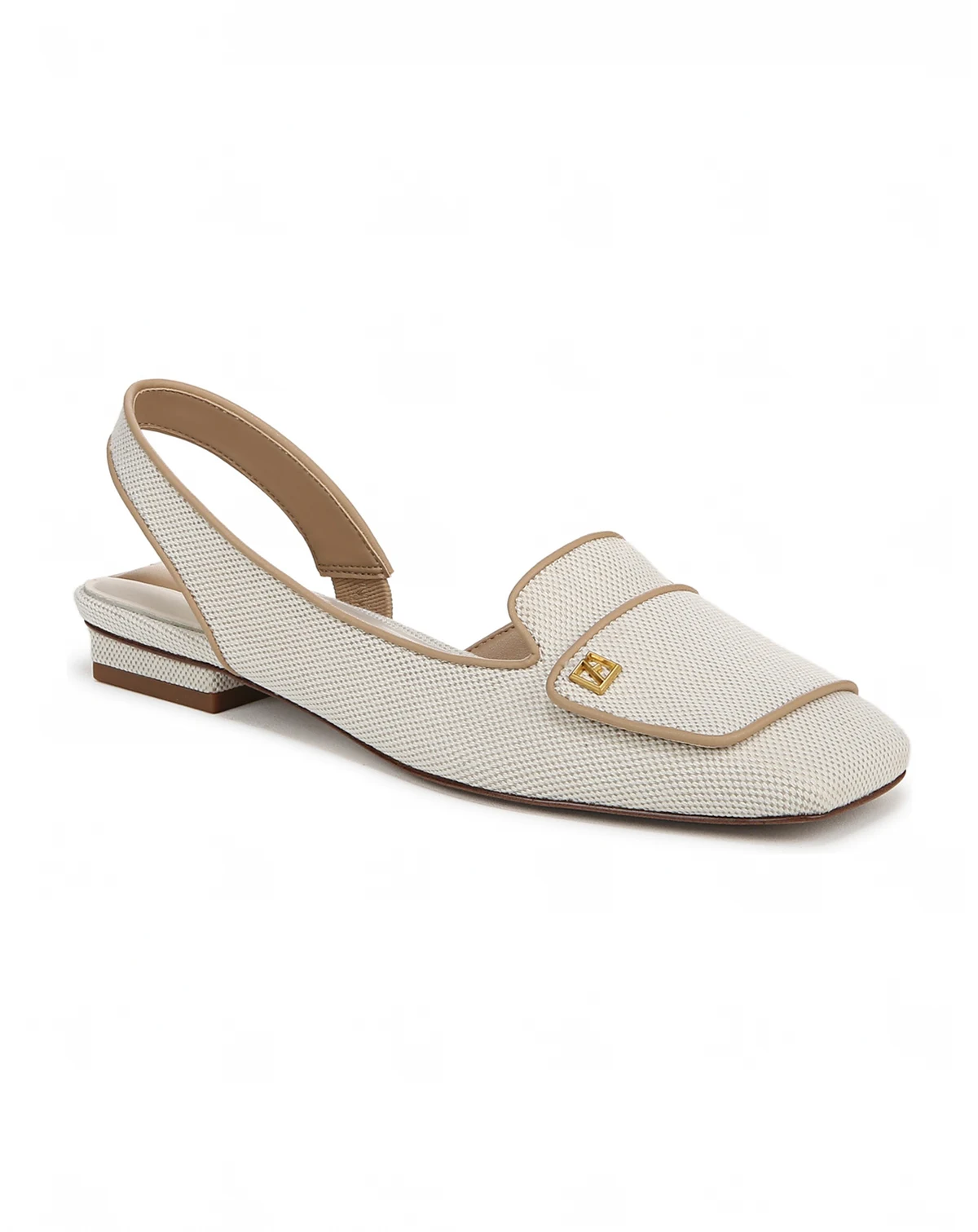 Teagan Square Toe Slingback Flats