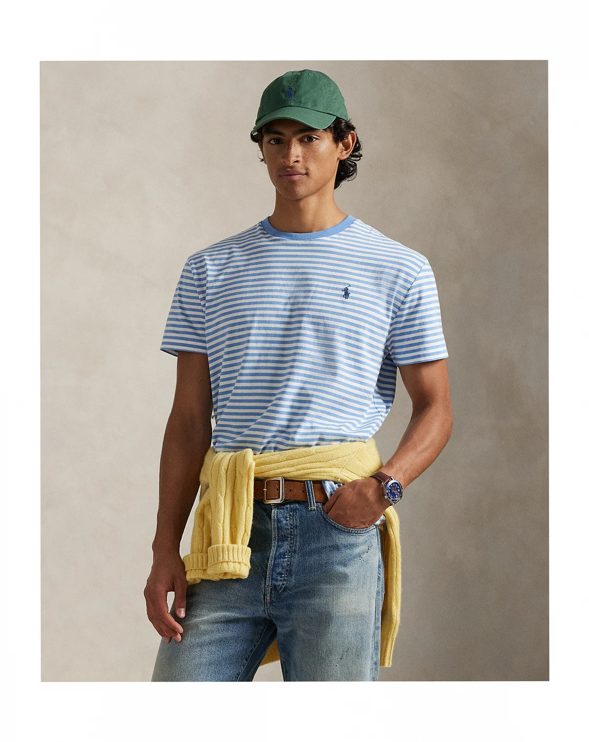 Men's Classic-Fit Striped Cotton Jersey T-Shirt