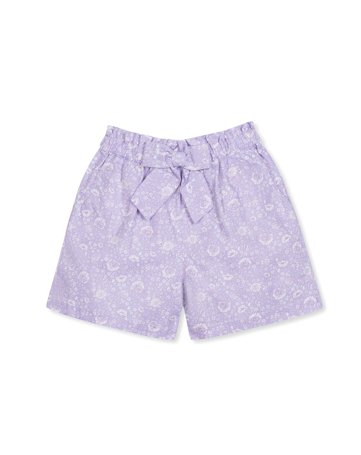 Toddler Girls' Pull-On Cinched Waist Linen Short, Toddler