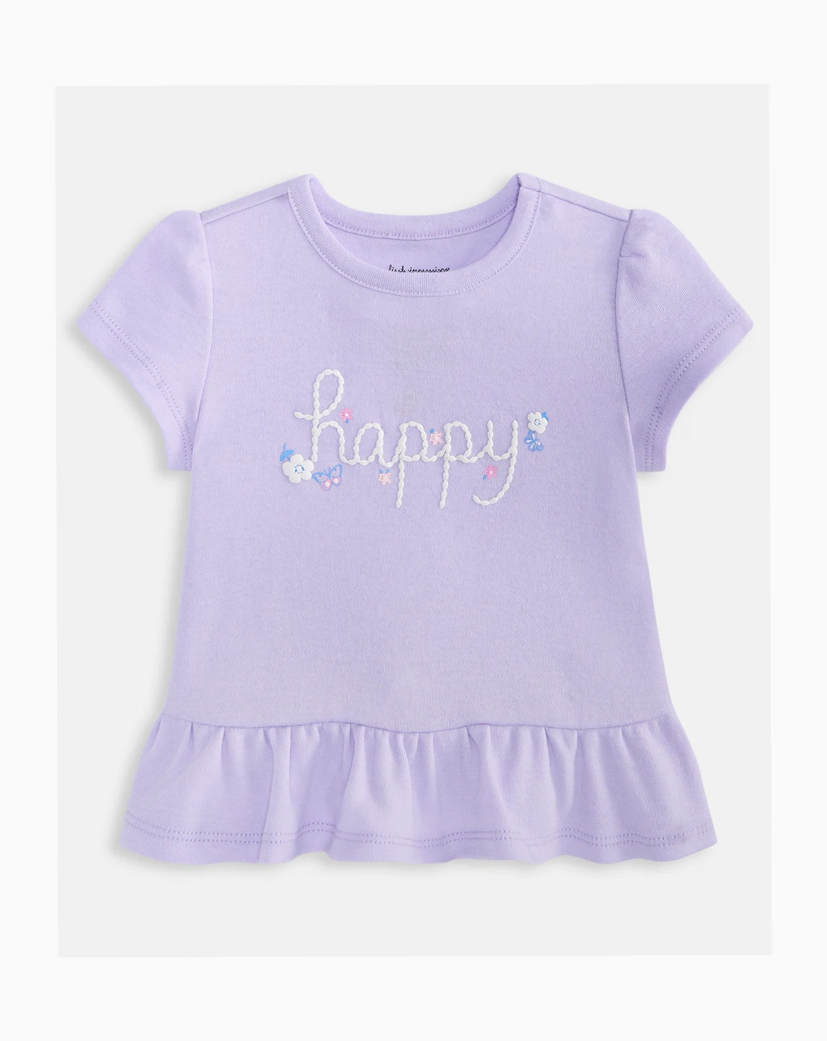 Toddler Girls' 2T-4T Mix and Match Happy Peplum T-Shirt, Macy's Exclusive