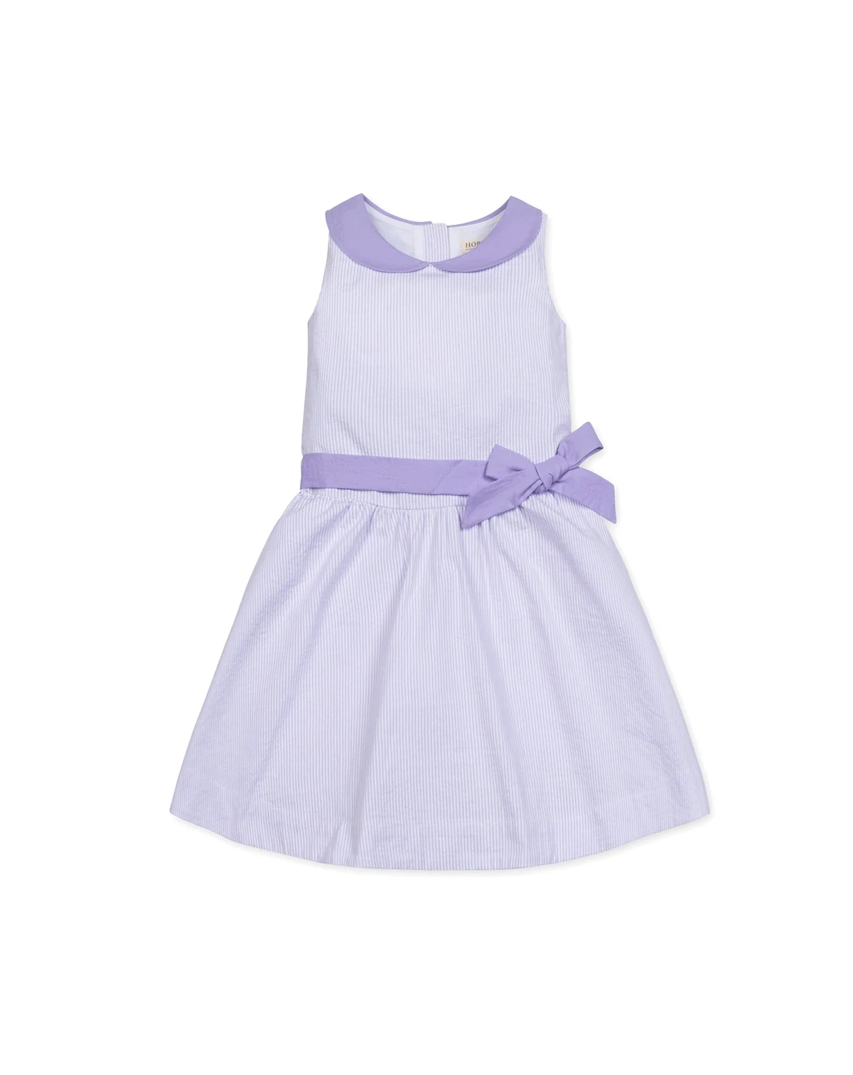 Girls' Peter Pan Collar Seersucker Dress, Toddler