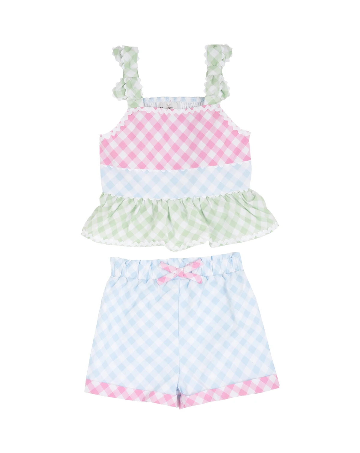 Girls' 2T-6X Tiered Tank Top and Pants, 2-Piece Set