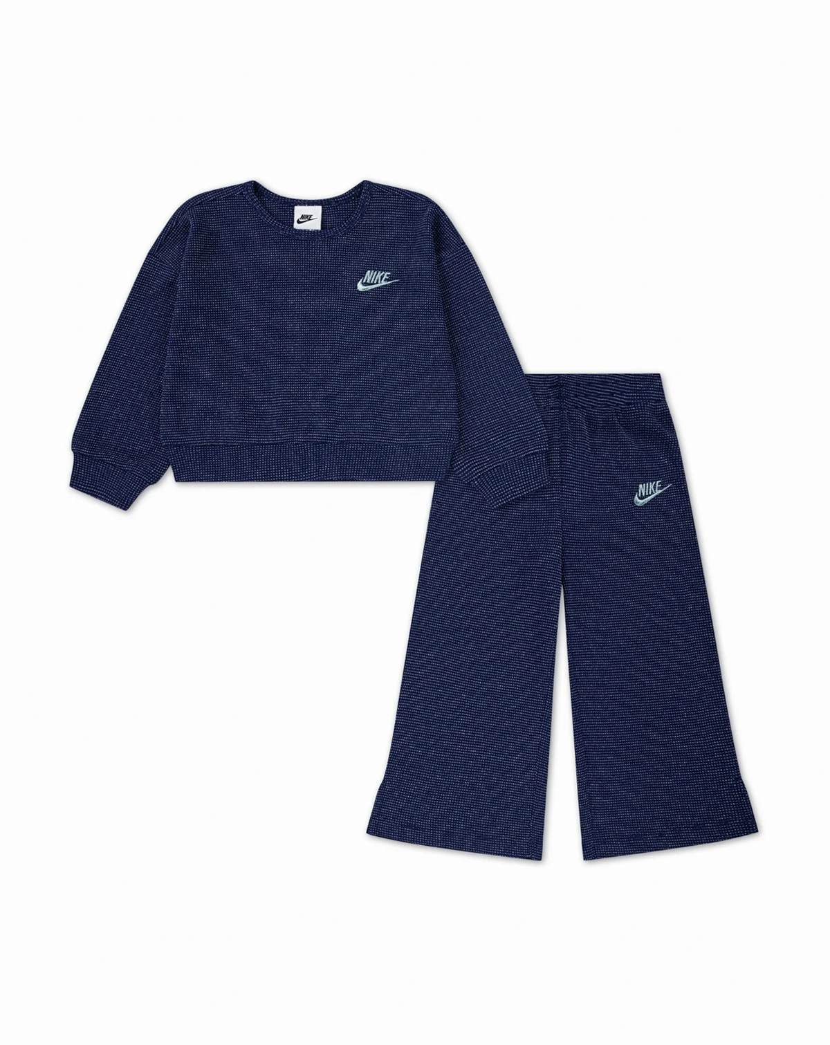 Girls' 2T-6X Waffle Knit Top and Pants, 2-Piece Set
