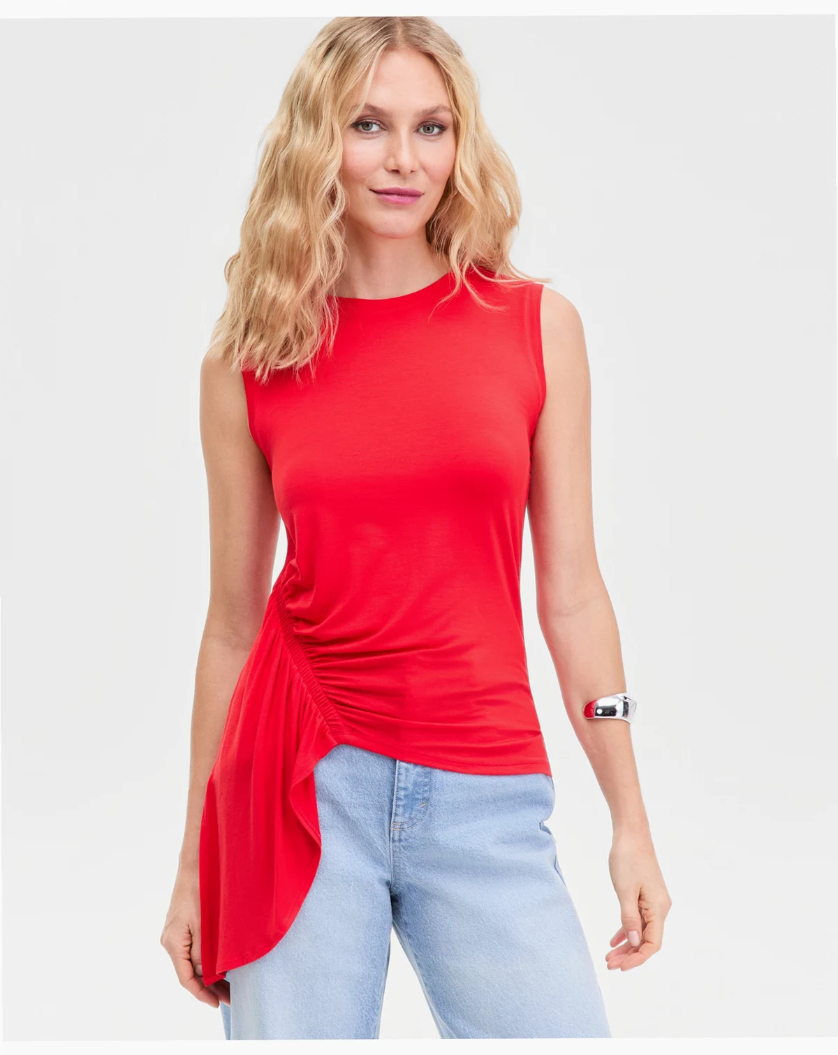 Women's Luxe-Layering Jersey Draped Sleeveless Top, Macy's Exclusive