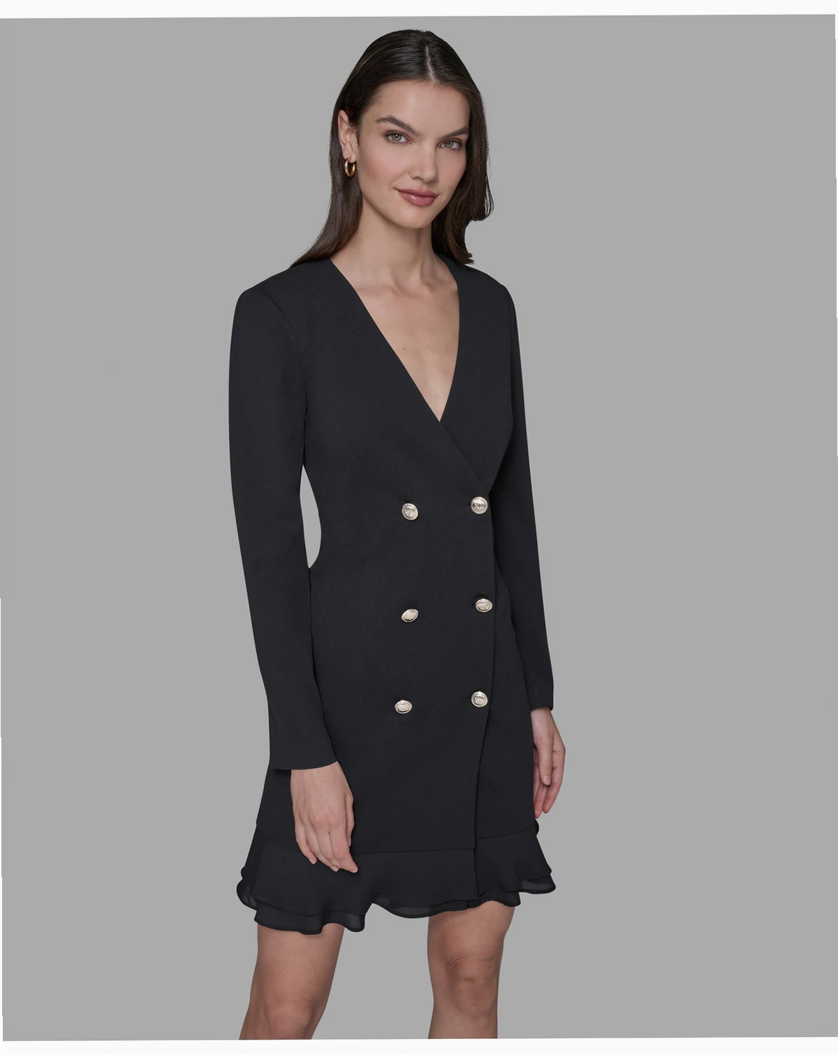 Women's Double-Breasted Jacket Dress