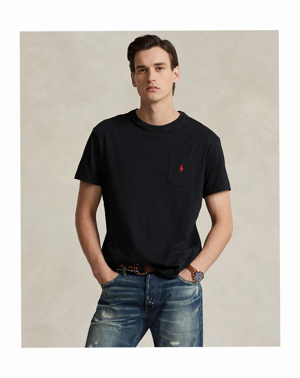 Men's Classic-Fit Crewneck Pocket T-Shirt