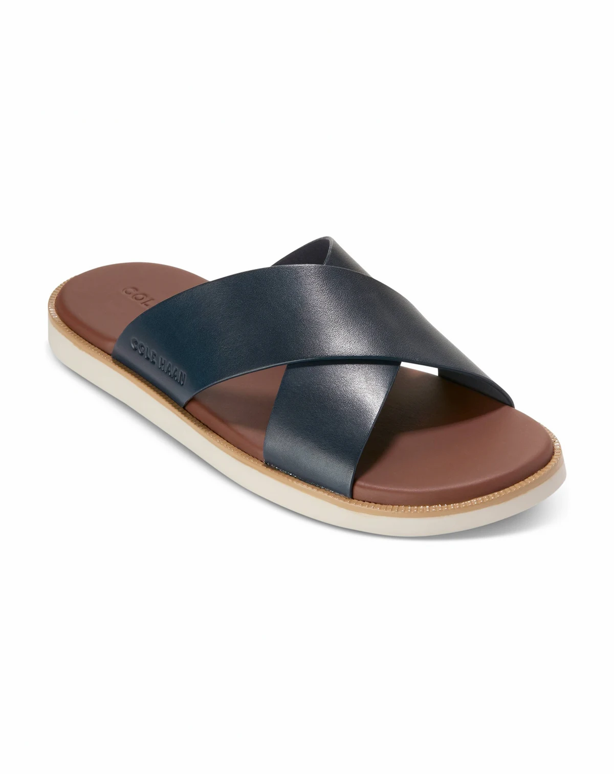 Men's Nantucket Cross Strap Slip-On Slide Sandals