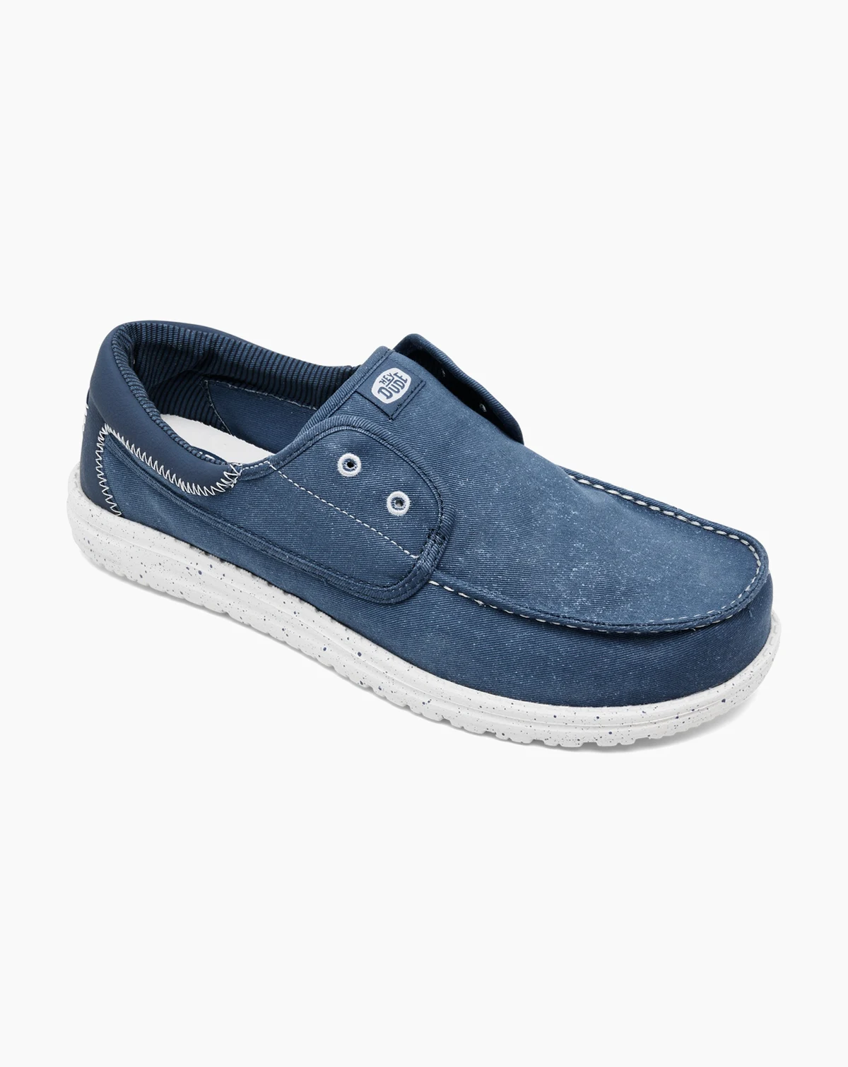 Men's Wally Cru Stretch Canvas Casual Moccasins from Finish Line