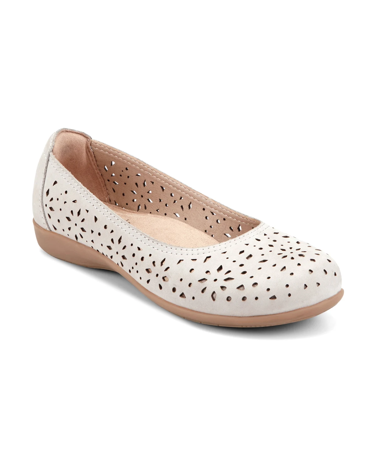 Women's Bentlee Cutout Leather Slip-On Ballet Flats