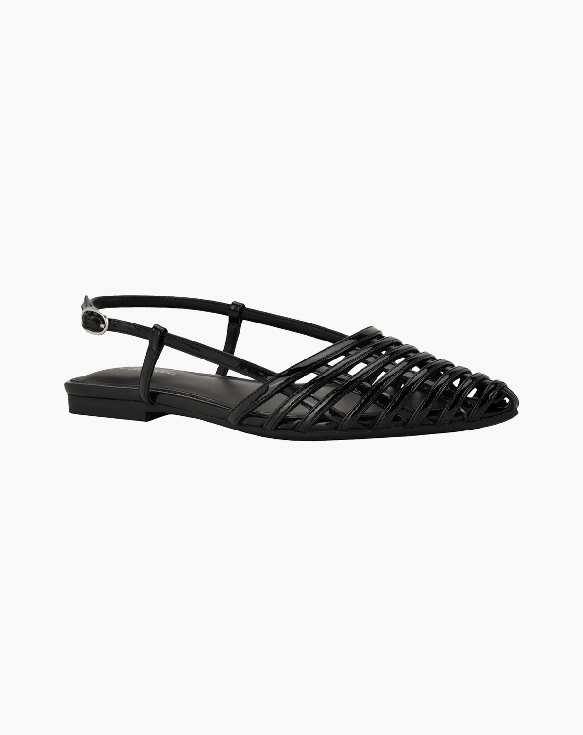 Women's Glessia Woven Pointed Toe Slingback Flats