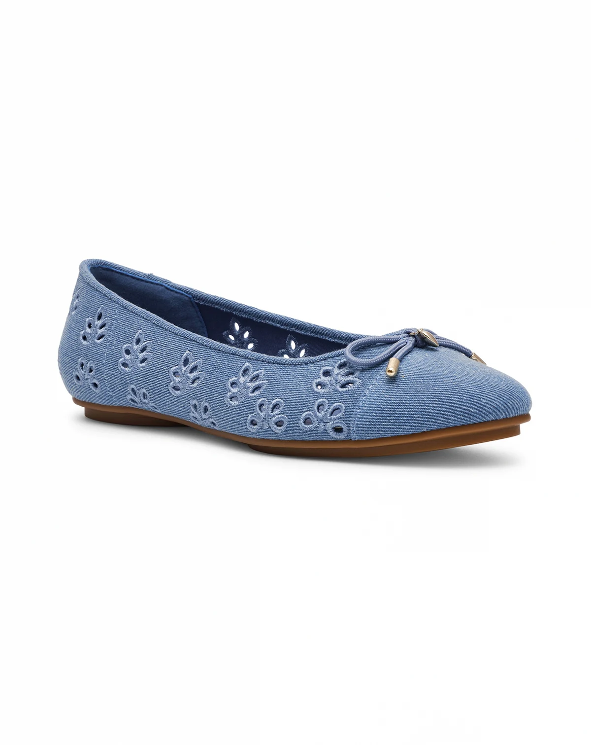Women's Luci Eyelet Cap Toe Ballet Flats