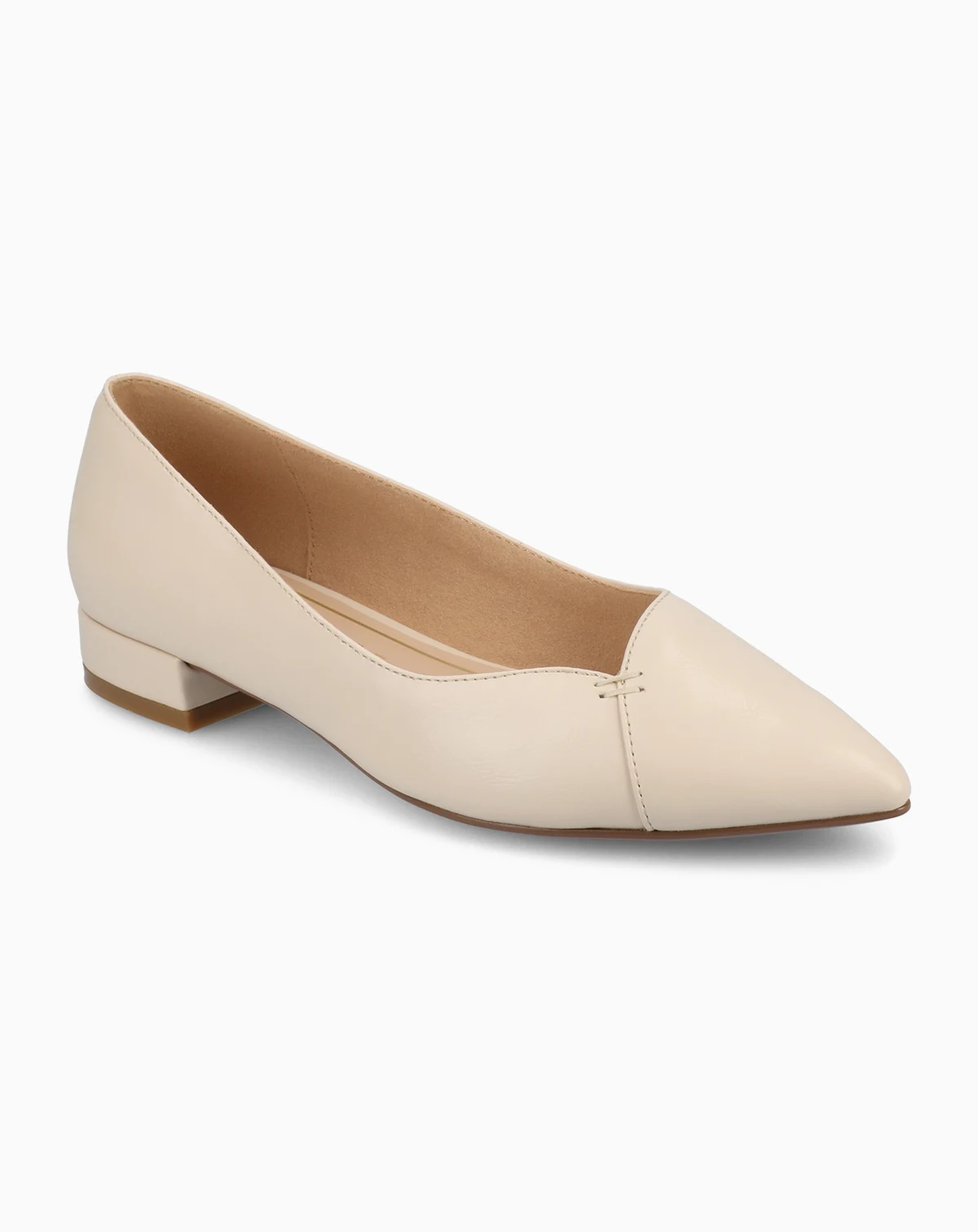 Women's Carmin Block Heel Pointed Toe Flats