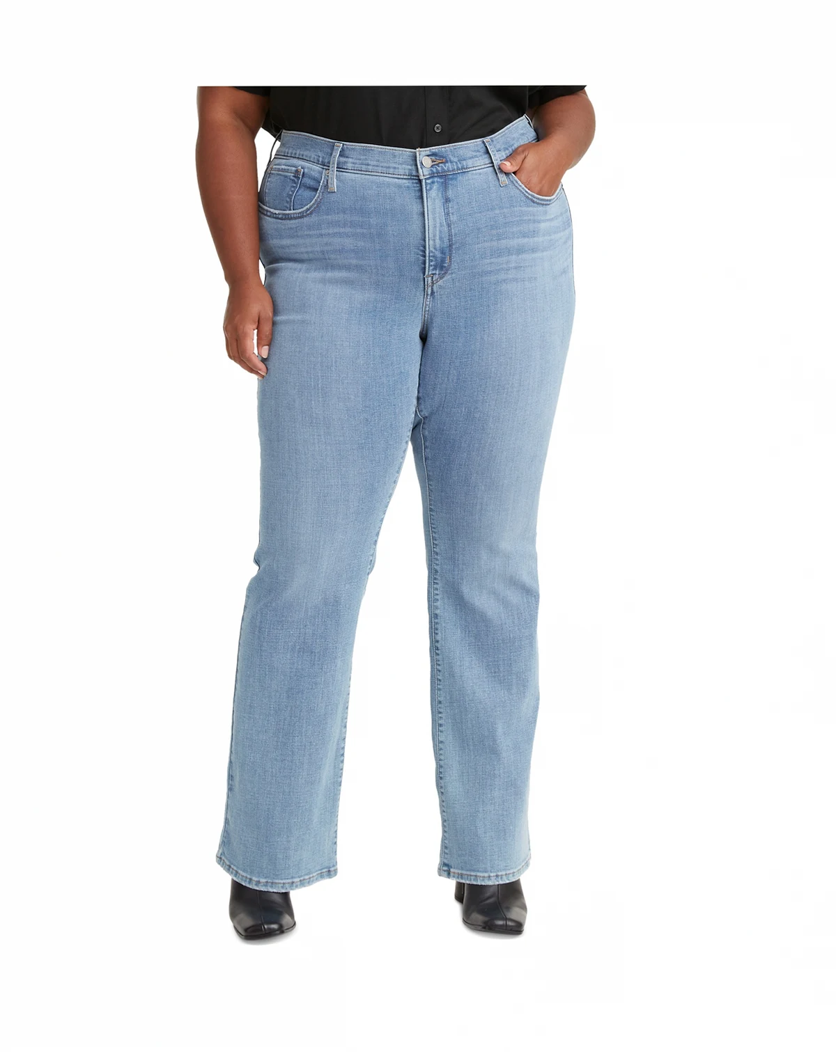 315 Shaping Mid Rise Lightweight Bootcut Jeans