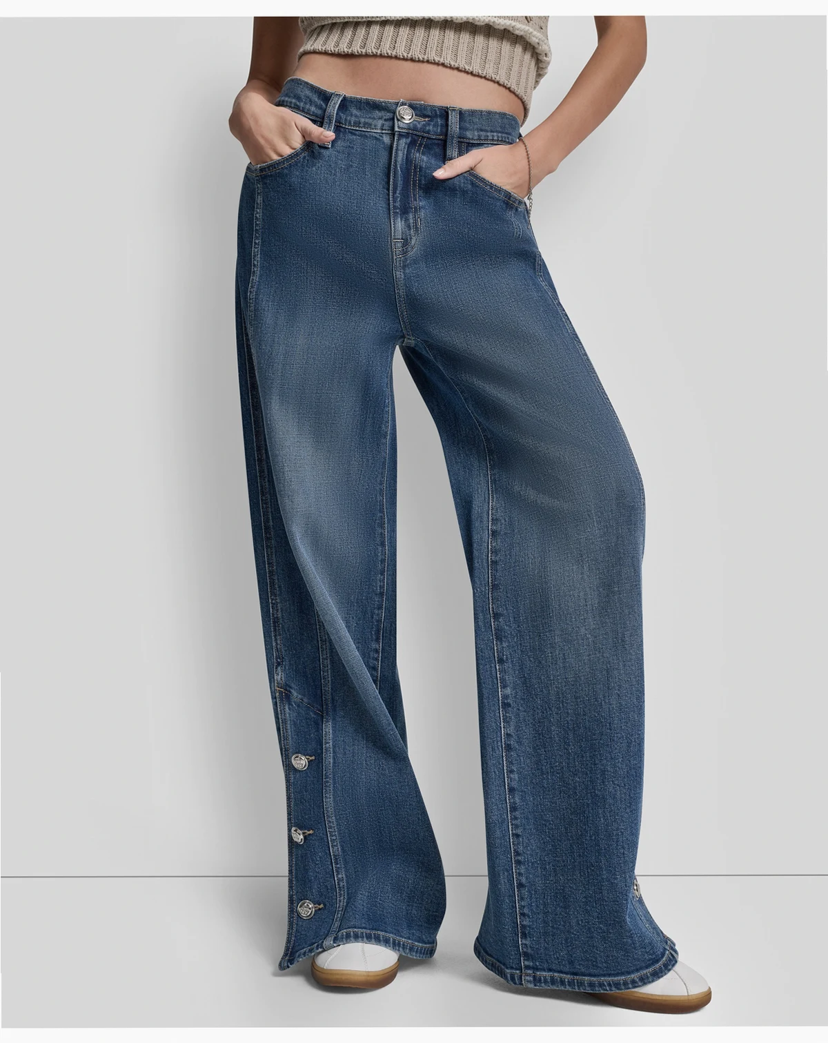 Women's High-Rise Modern Wide Leg Jeans