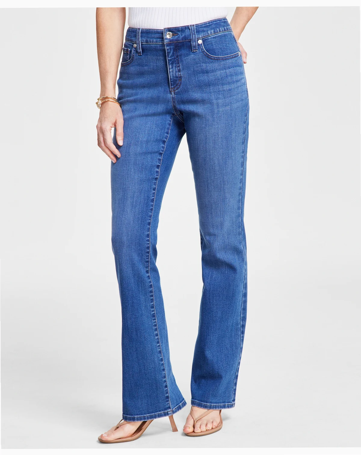 Women's Mid-Rise Bootcut Jeans, Created for Macy's