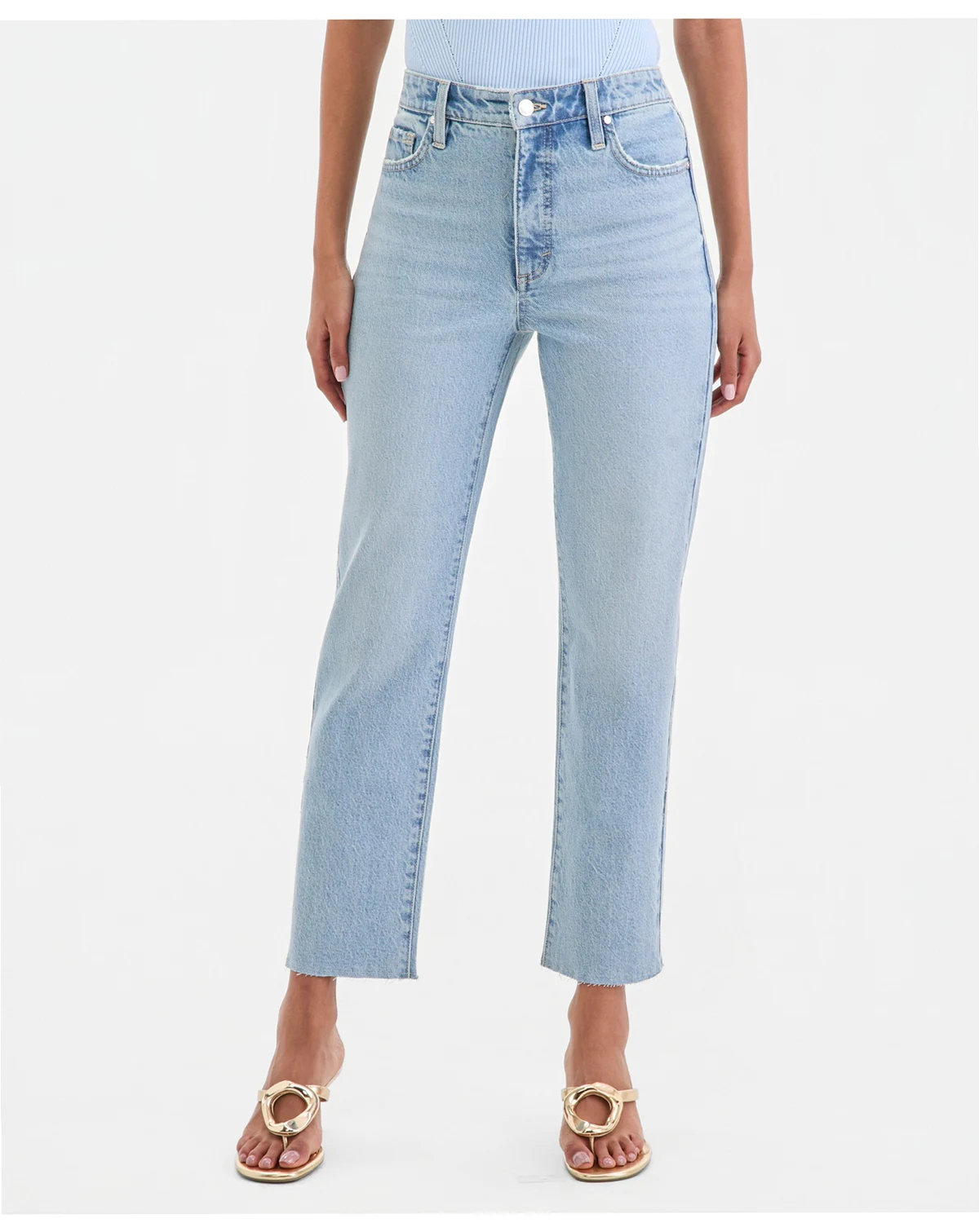 Women's High-Rise Straight Ankle Jeans, Macy's Exclusive