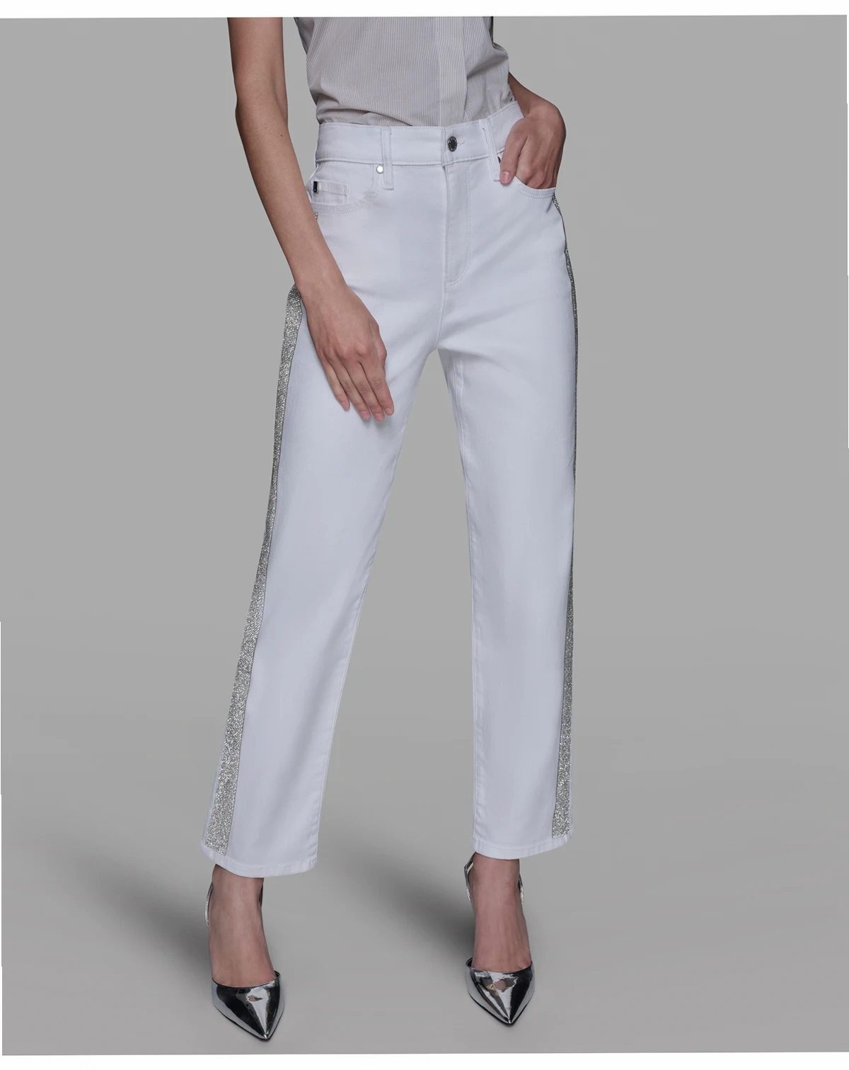 Women's Stripe Detail Jeans