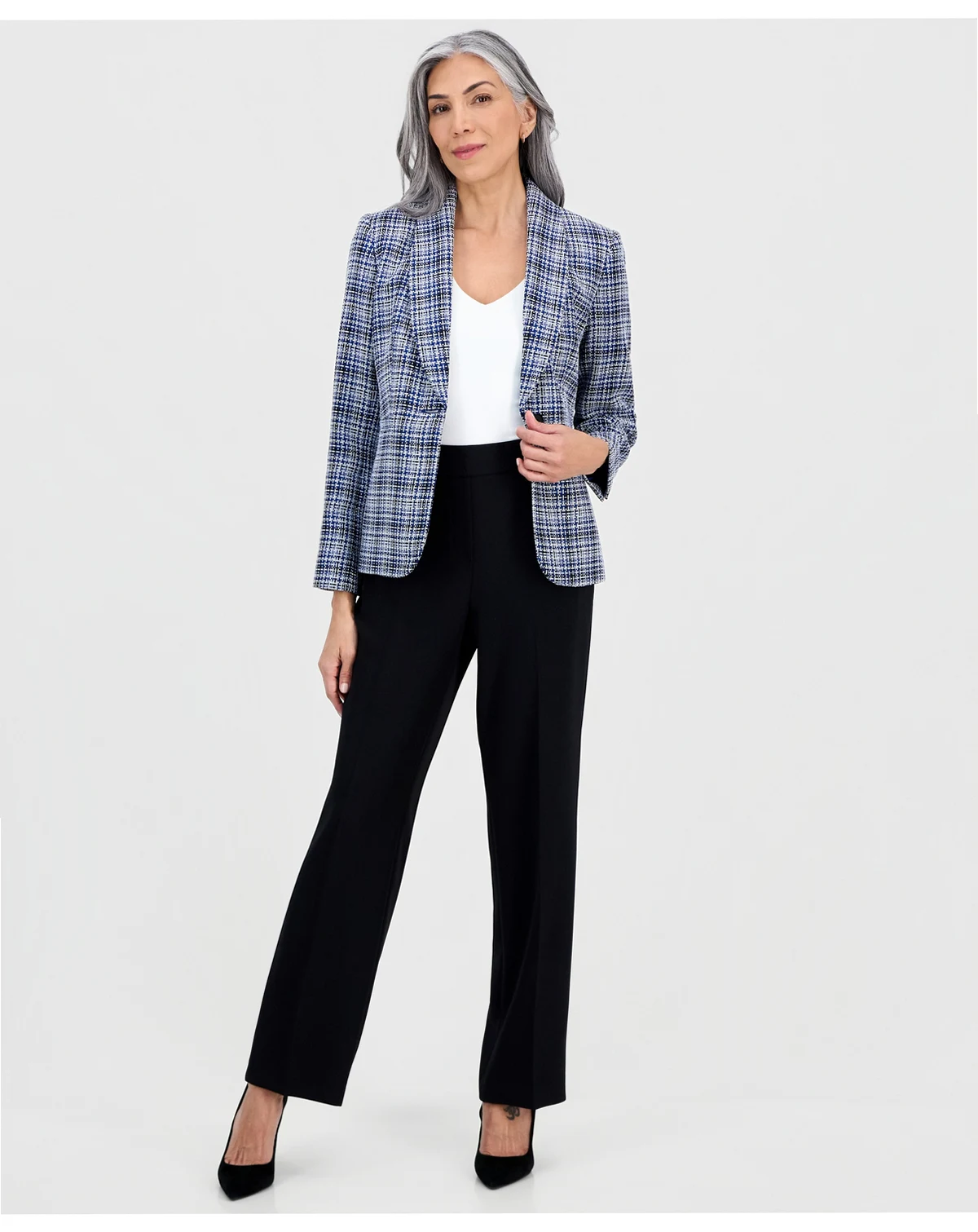 Women's Gracie High-Rise Straight-Leg Pants, Regular & Petite
