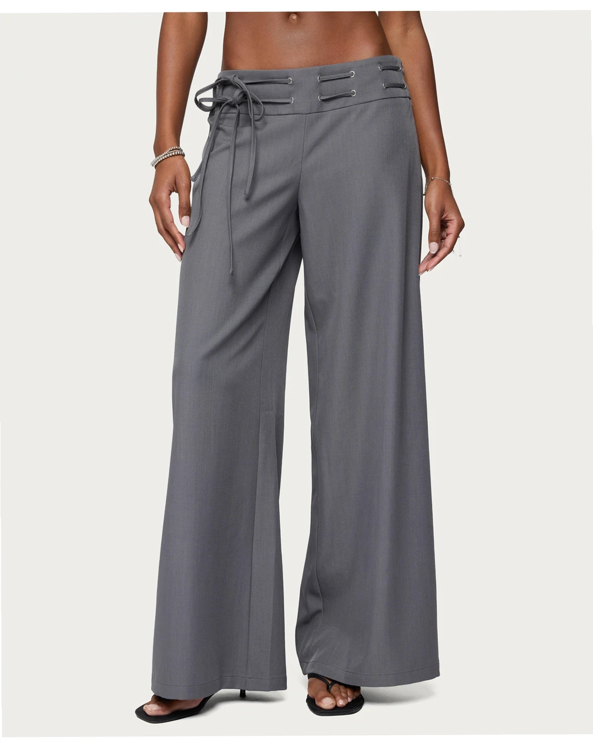 Women's Willard Baggy Lace Up Belt Pants