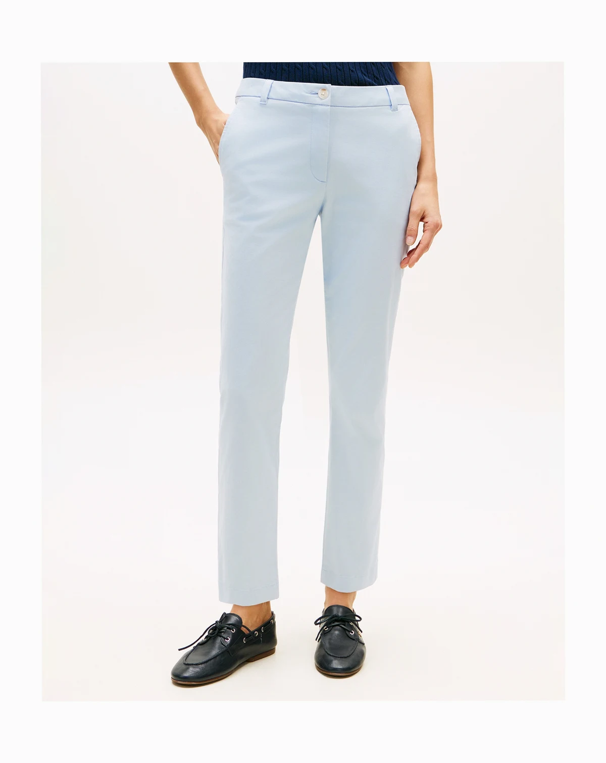 Women's Twill Slim Chino Pants
