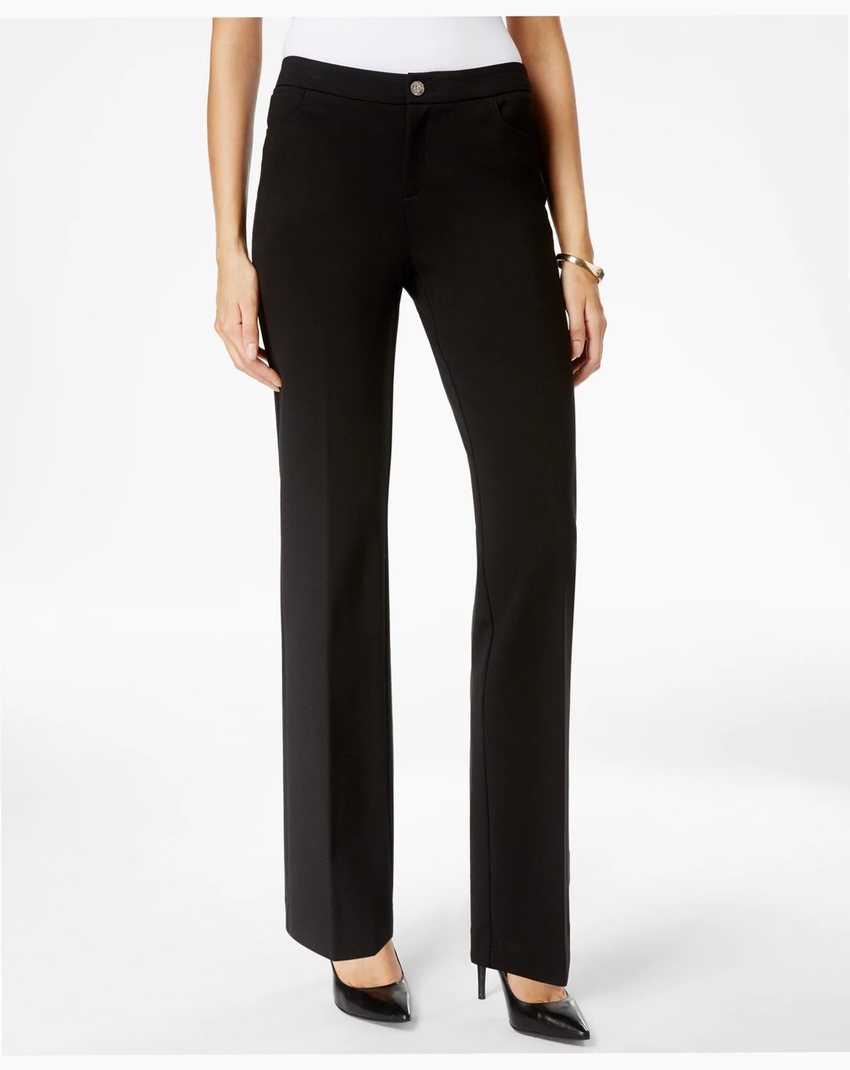 Petite Mid-Rise Pants
